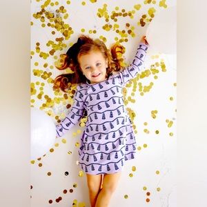 NWT Beaufort Bonnet Long Sleeve Polly Play Dress in Missy Todd Tassel